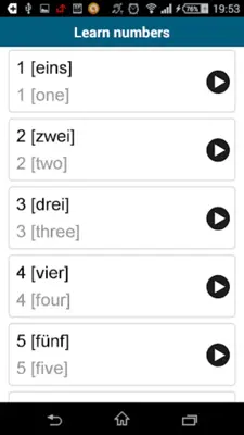 Learn German - 50 languages android App screenshot 0