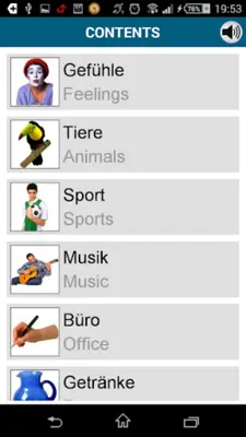Learn German - 50 languages android App screenshot 2