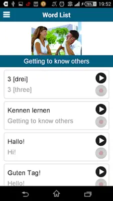 Learn German - 50 languages android App screenshot 4