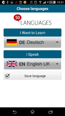 Learn German - 50 languages android App screenshot 7